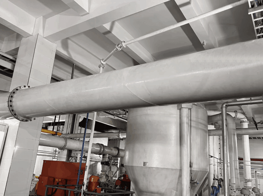 Ceramic surface mount straight pipe