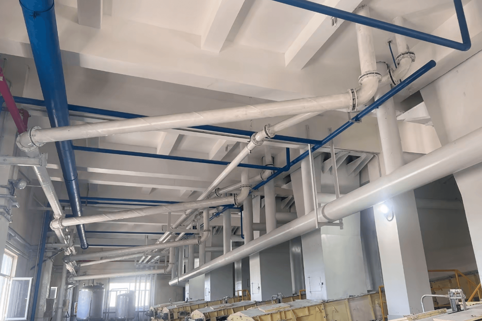 South Africa power plant wear-resistant porcelain composite pipe project
