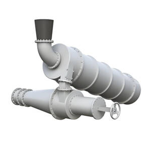 3-product Heavy Dielectric Hydrocyclone